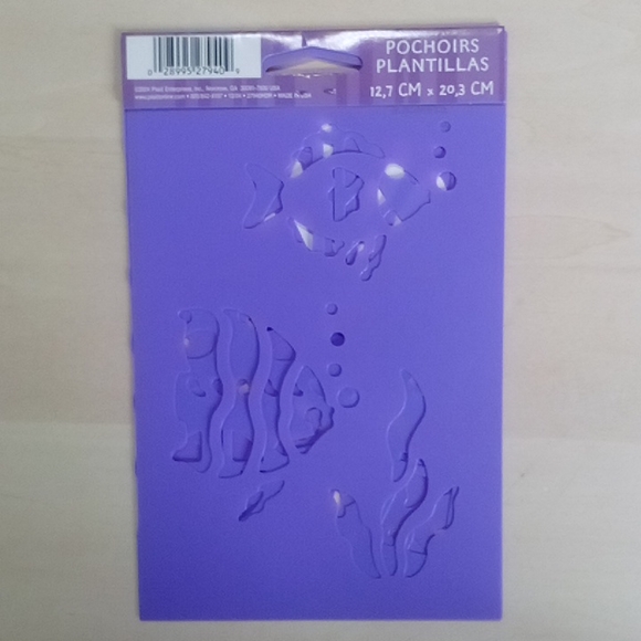 2/$20 Beach & Ocean Stencil 4 Pack 028995279409 - Picture 3 of 5